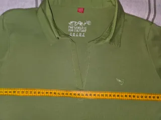 Camiseta Esprit XL manga larga verde
