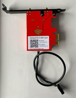 Tarjeta WiFi 6E AX210 y Bluetooth 5.2 5400 Mbps.