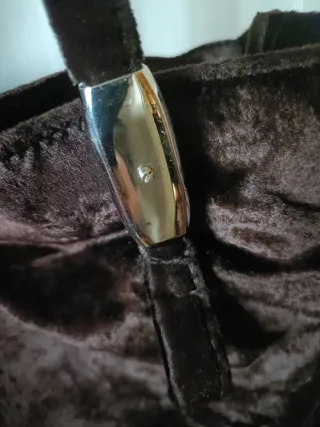 Borsa Furla in velluto marrone