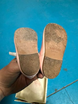 Pack Zapatos Niña Talla 19 Rosa Charol