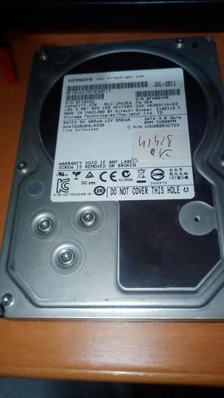 Lote 3 Discos Duros Hitachi 2TB + 3TB