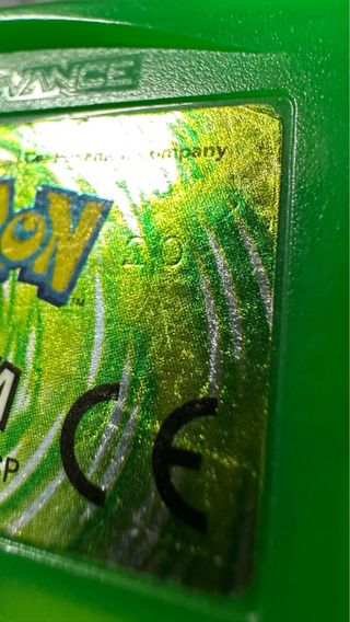 Pokemon Verde Hoja ORIGINAL GameBoy Advance