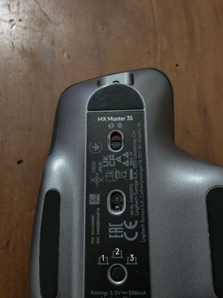 Logitech MX Master 3S Mouse Nero/Argento