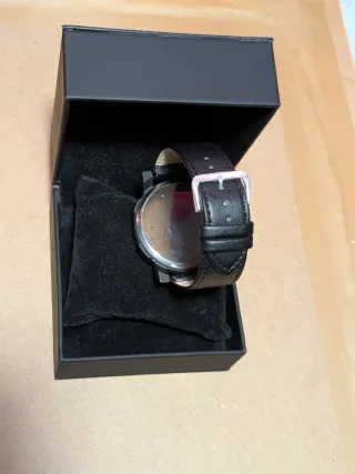 Reloj Martyn Line Calavera Negro y Plateado.