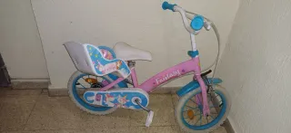 Bicicleta infantil 14' con ruedines