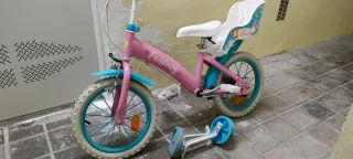 Bicicleta infantil 14' con ruedines