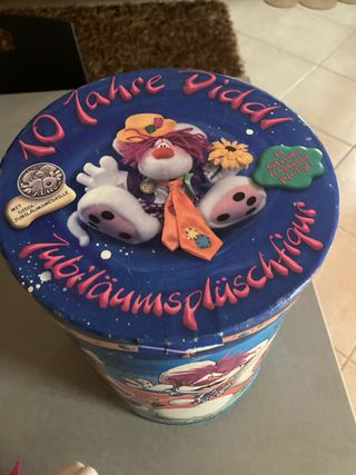 Peluche Diddl clown con fiore giallo