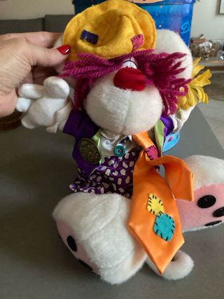 Peluche Diddl clown con fiore giallo