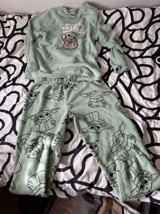 Pijama Bebé Yoda Star Wars Verde