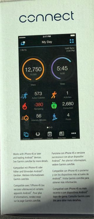 Reloj Garmin Negro Vívosmart HR