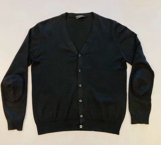 Cardigan Prada Lana Nero Tg 48