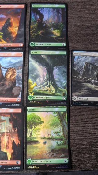 Lote completo tierras foil Final Fantasy