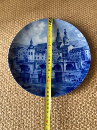 Prato de porcelana com design de Berlin Germany