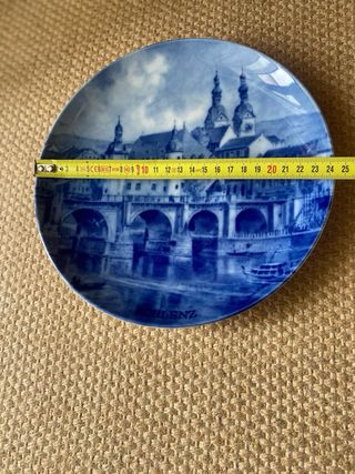 Prato de porcelana com design de Berlin Germany