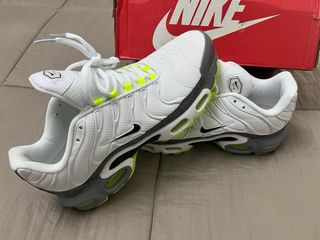 Nike Tn Air Max Plus Scarpe Grigio Giallo Bianco