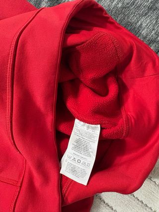 Adidas Hoodie Performance Vermelho & Cinza Mescla