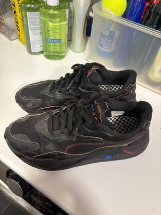 Zapatillas Puma RS-X 50 Negras Rojas