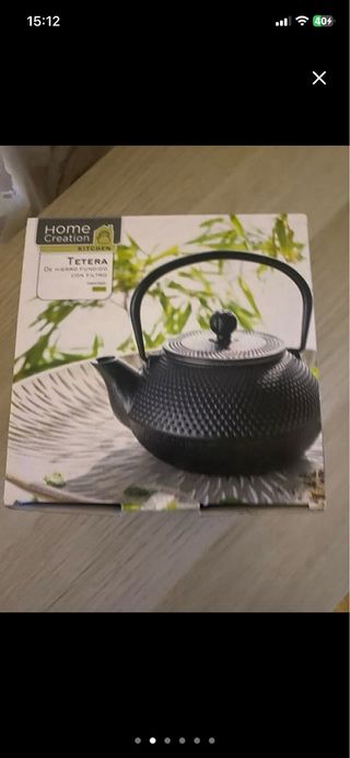 Tetera Hierro Fundido HomeCreation A ESTRENAR 0.8L