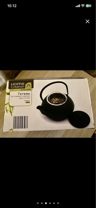 Tetera Hierro Fundido HomeCreation A ESTRENAR 0.8L