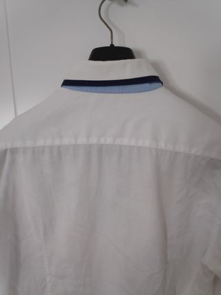 Camisa Zara Man Blanca Vestir