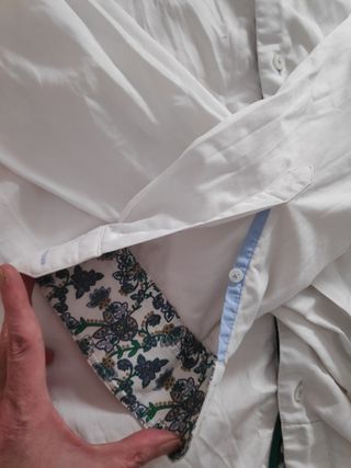 Camisa Zara Man Blanca Vestir