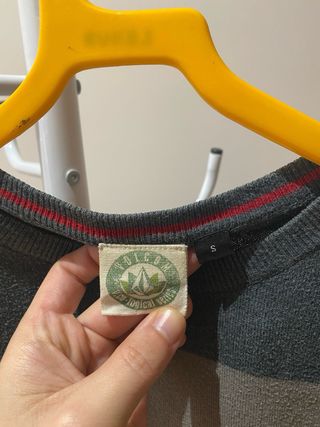 Jersey Volcom Rayas Azul y Gris