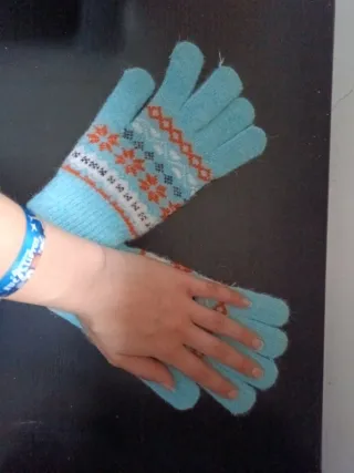 Guantes de invierno con diseño nórdico