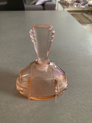 Set 3 bottiglie in vetro colorato