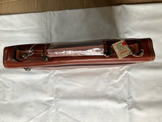 Maletín de piel marrón sin estrenar