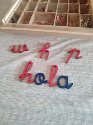 Alfabeto Montessori Madera