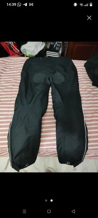 Pantalón de moto negro