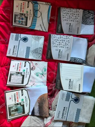 Lote 8 Cortinas de Ducha Bathlux