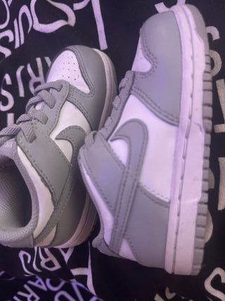 Zapatillas Nike Niña Gris/Blanco Talla 25