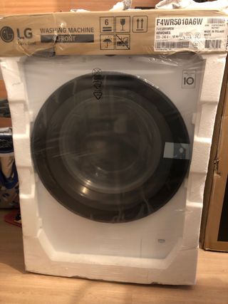 Lavadora LG F4WR5010A6W Blanca
