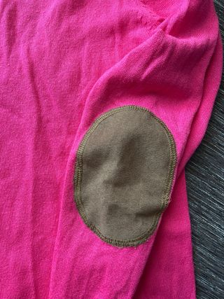 Maglioncino rosa Alcott con toppe sui gomiti