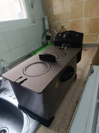 Freidora de acero inoxidable