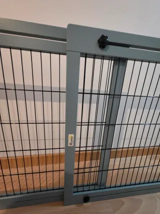 Barrera extensible PawHat madera perro