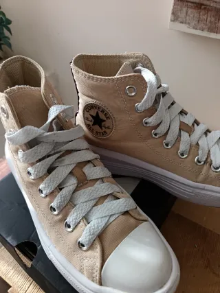 Zapatillas Converse Mujer Talla 38 Beige
