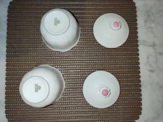 Set 2 Zuccheriere Porcellana Rosa