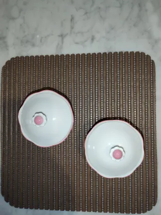 Set 2 Zuccheriere Porcellana Rosa