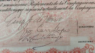 Certificati Azionari Paris Gigantic Wheel 1898