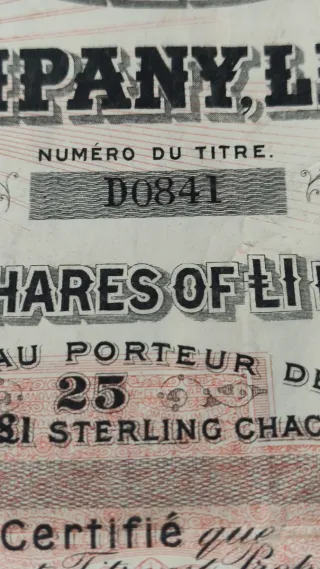 Certificati Azionari Paris Gigantic Wheel 1898