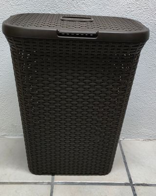 Cesto Ropa Curver Marrón Plástico 60L