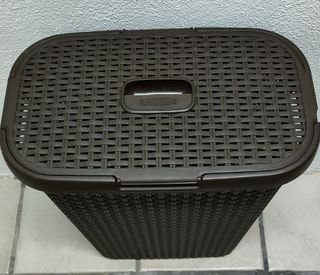 Cesto Ropa Curver Marrón Plástico 60L