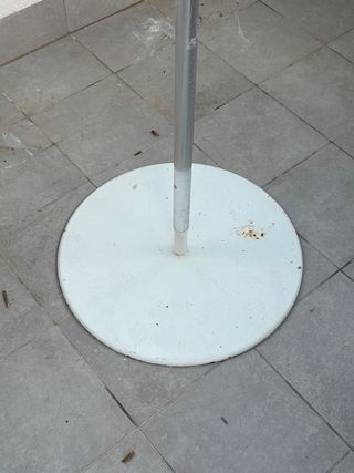 Sombrilla terraza grande turquesa