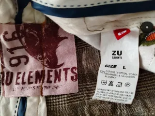 Gonna a quadri marrone con dettagli rossi