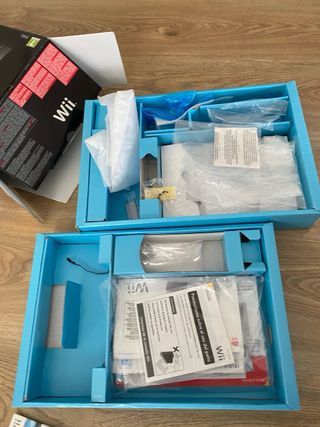 Consola Nintendo Wii Negra + 6 Juegos