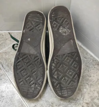 Zapatillas Bimba y Lola terciopelo verde Talla40