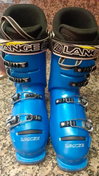 Botas de esquí Lange niño azul
