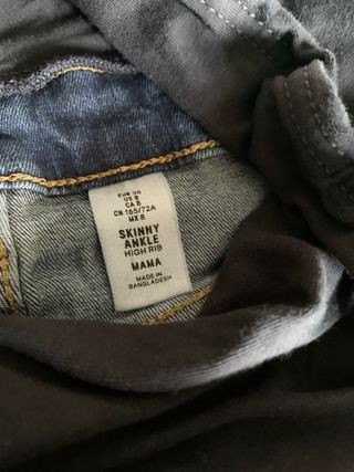 Pantalón vaquero premamá T.38